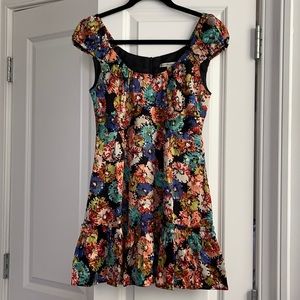 Nanette Lepore Silk Floral Babydoll Dress, Size 2